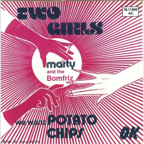 Marty Brem And The Bomfriz - Two Girls (7", Single)