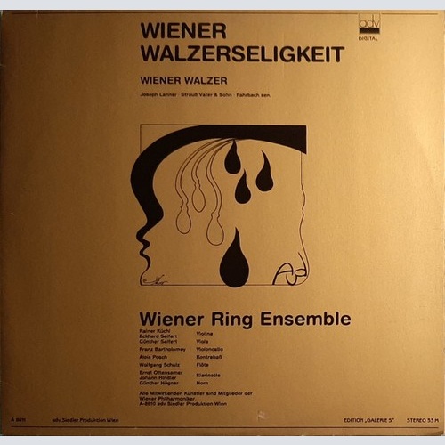 Wiener Ring Ensemble - Wiener Walzerseligkeit (LP)