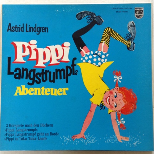 Astrid Lindgren - Pippi Langstrumpfs Abenteuer (3xLP, Comp, Club)