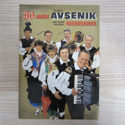 AUTOGRAMM- KARTE- Slavko Avsenik  ‎– 30 Jahre Slavko Avsenik /