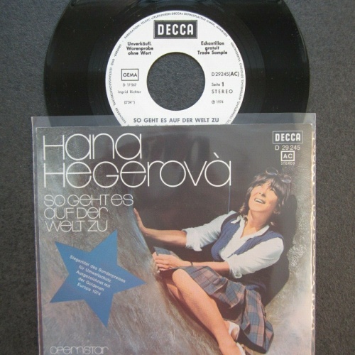 Single / Hana Hegerová – So Geht Es Auf Der Welt Zu / PROMO / DE PRESS /