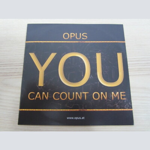 CD / OPUS - YOU CAN COUNT ON ME / PROMO / RARITÄT / AUSTRIA /