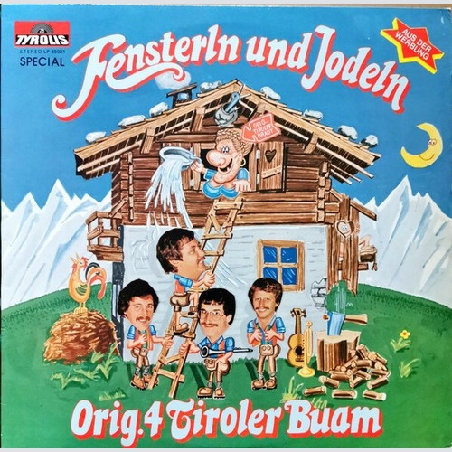 Original 4 Tiroler Buam - Fensterln Und Jodeln (LP, Album)