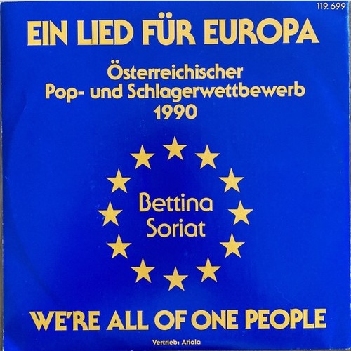 Bettina Soriat - Ein Lied Für Europa (7", Single)