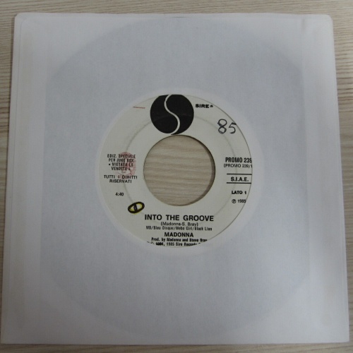 Single /  Madonna ?– Into The Groove   /  PROMO / 1985 /