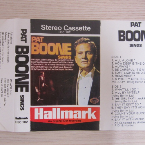 MC / PAT BOONE SINGS IRVING BERLIN / HALLMARK REC. / RARITÄT /