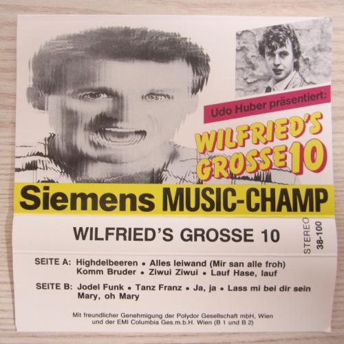MC / Wilfried ?– Udo Huber Präsentiert: Wilfried's Grosse 10  / 1984 / / RAR /
