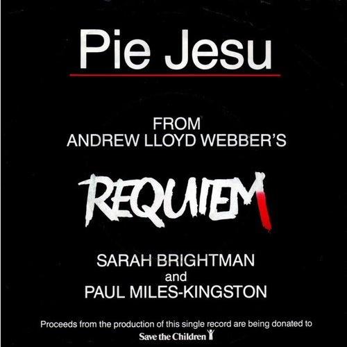 Sarah Brightman - Pie Jesu (7", Single)