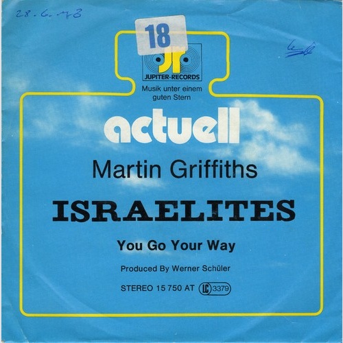 Martin Griffiths - Israelites (7", Promo)