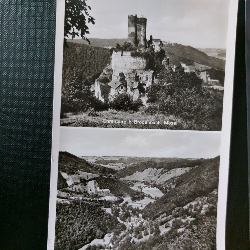 Ehrenburg Brodenbach, Mosel Blick von der Ehrenburg Tal Burg Festung 402541 WM G