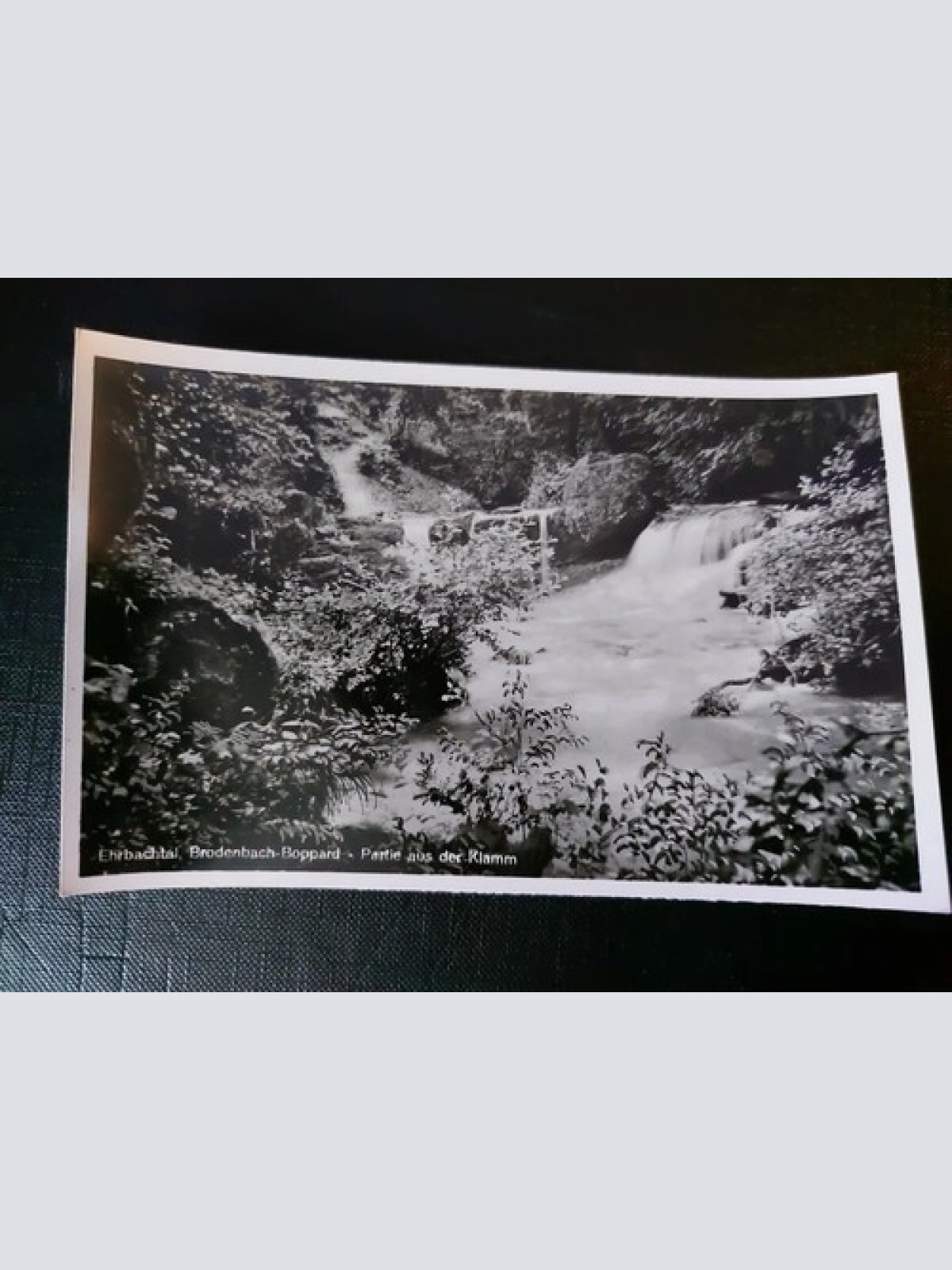 Ehrbachtal Brodenbach Boppard Partie aus der Klamm Wasserfall 402535 WM F