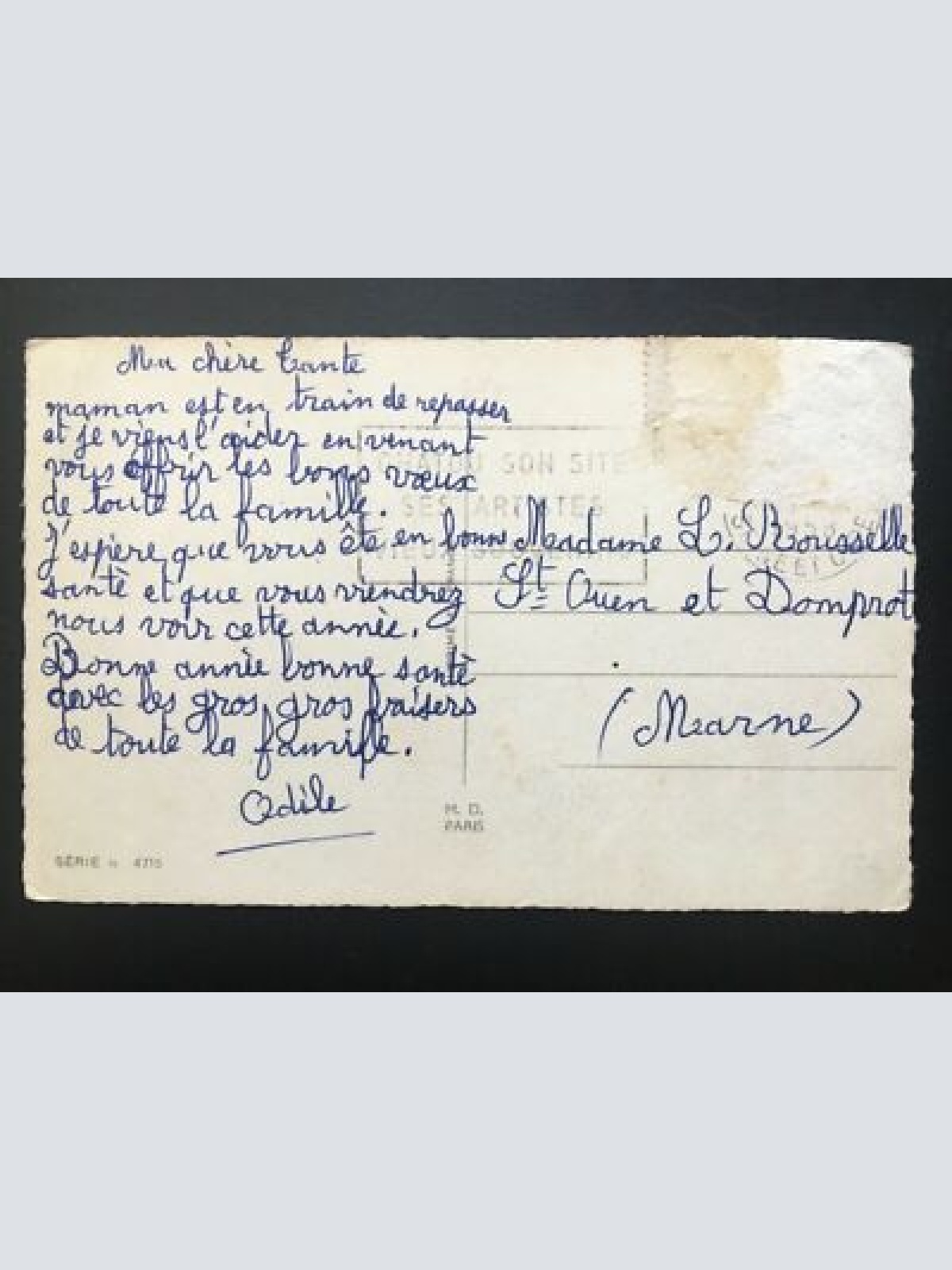 Bonne Annee - Glückliches Neues Jahr - Winterlandschaft 140395 TH