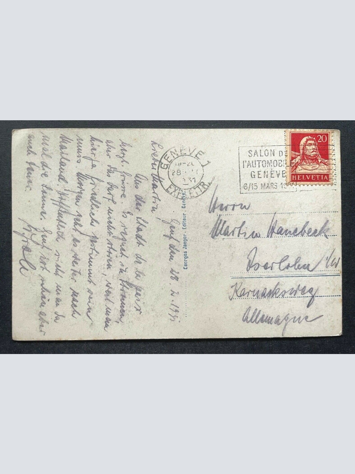 Genf Genève Nouveau Palais des Nations Völkerbundpalast Gebäude Schweiz 410108 C