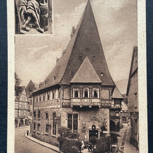 Goslar Brusttuch Fachwerk Haus Gebäude Stadt Niedersachsen Deutschland 410127 A