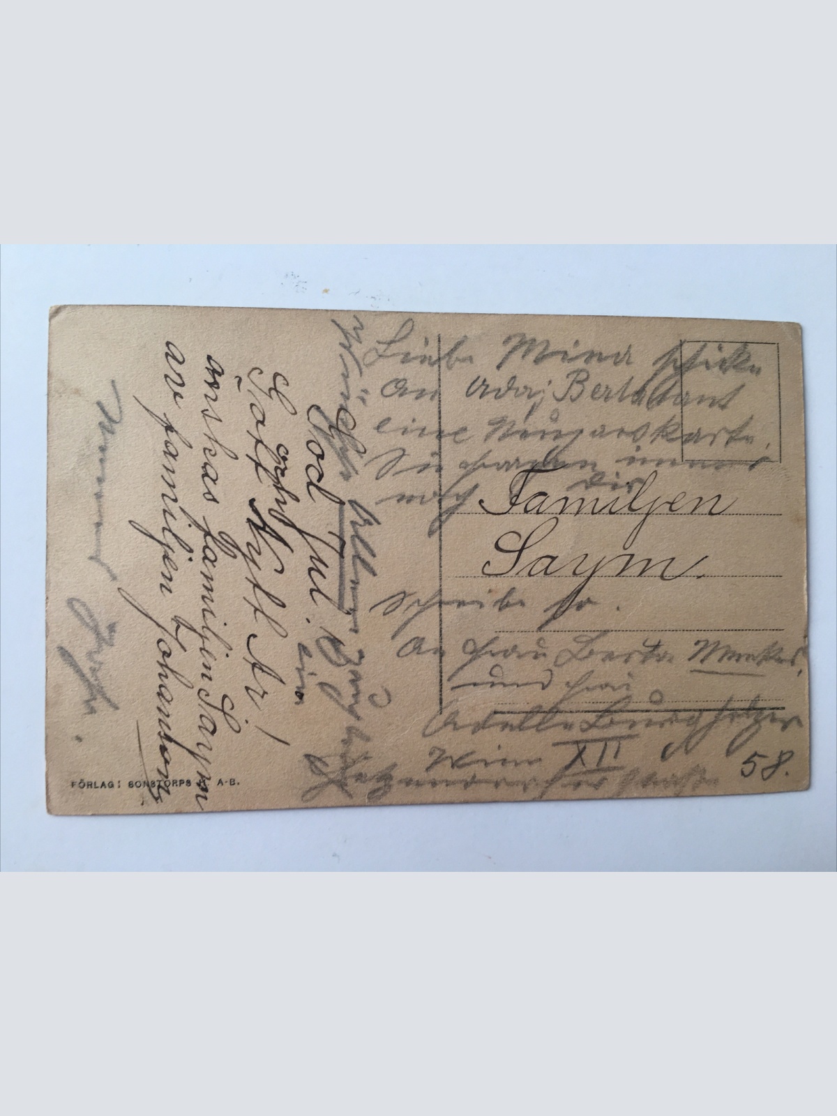 Sonstorp Östergötland 30109 12345 RU