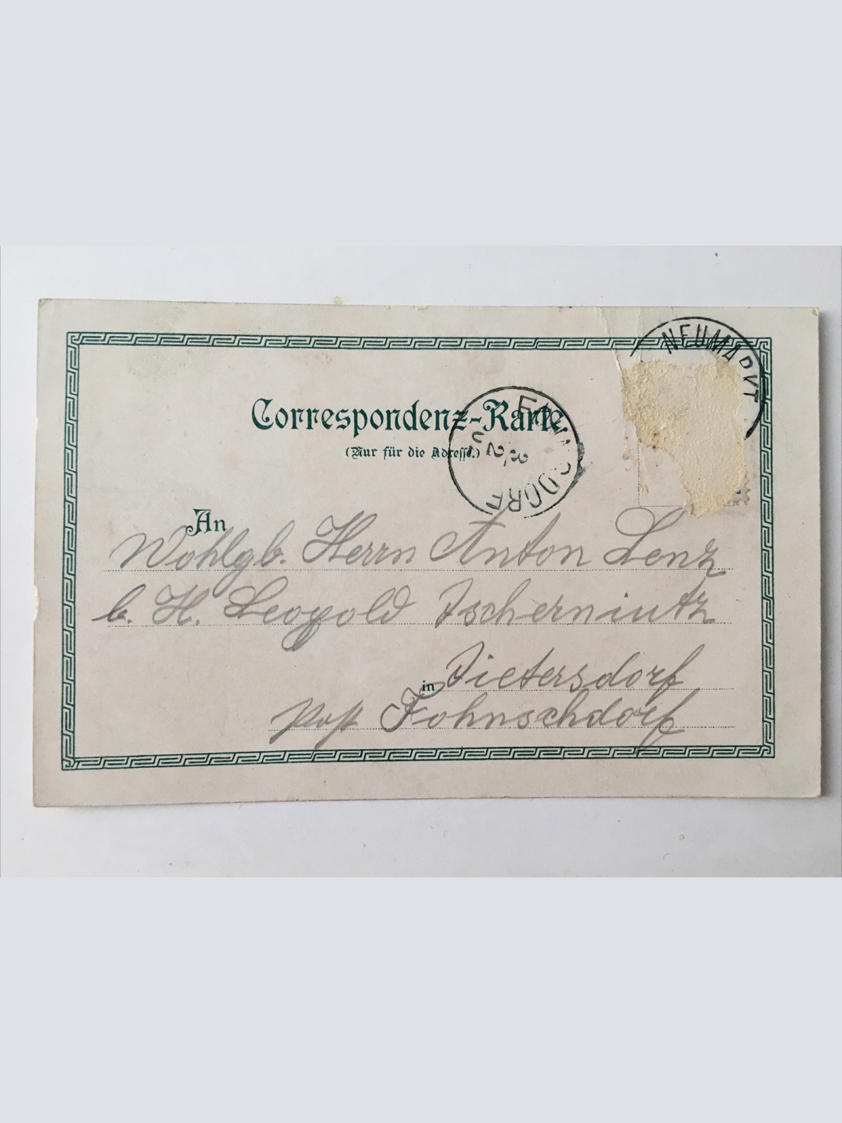 Gruss aus Neumarkt i. St. 30037 12345 RU ShSt