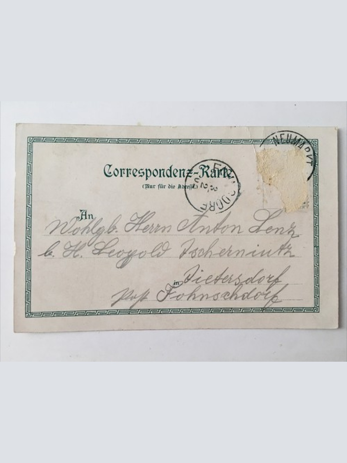 Gruss aus Neumarkt i. St. 30037 12345 RU ShSt