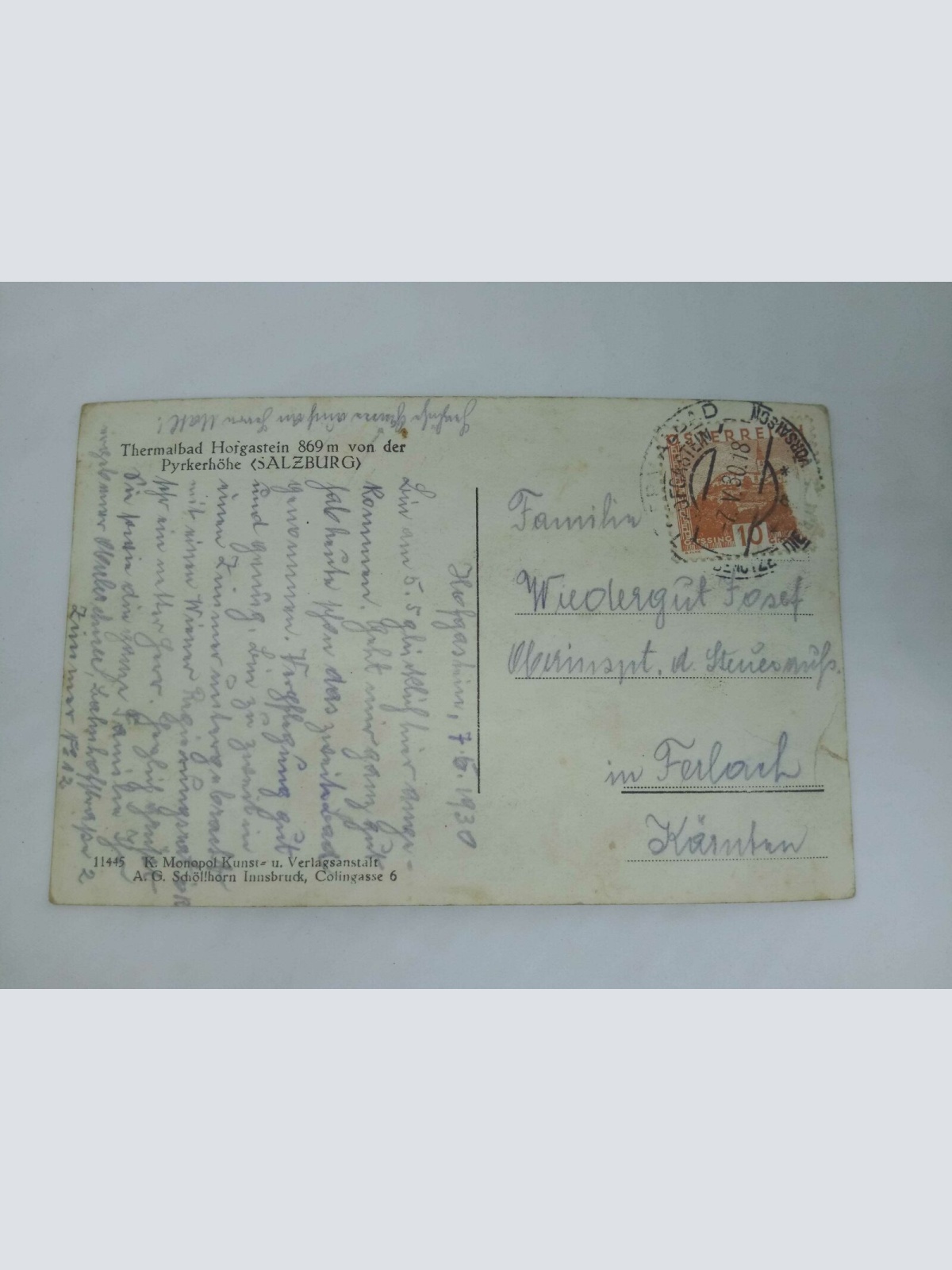 Salzburg Thermalbad Hofgastein 869m von der Pyrkerhöhe 50416