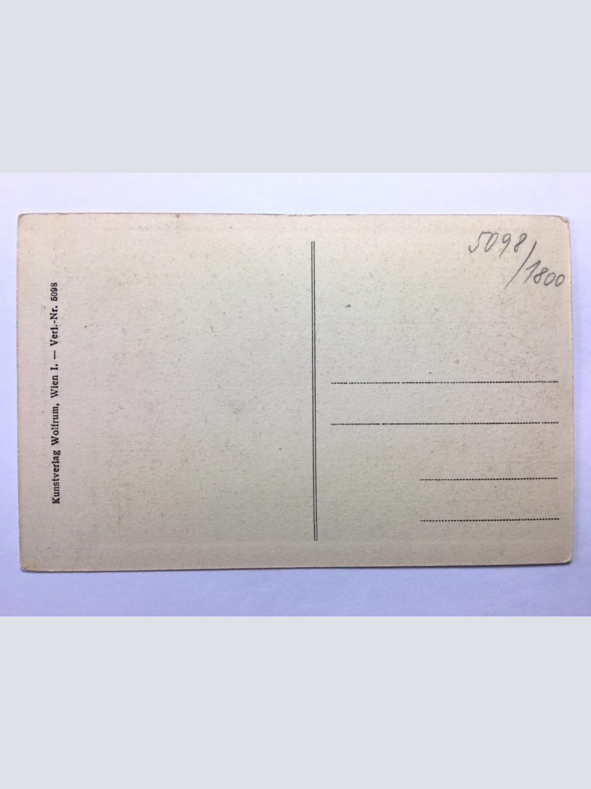 Schlafende Venus (J.B. Lampl) - Frau auf Bett - Künstlerkarte 30167 TH