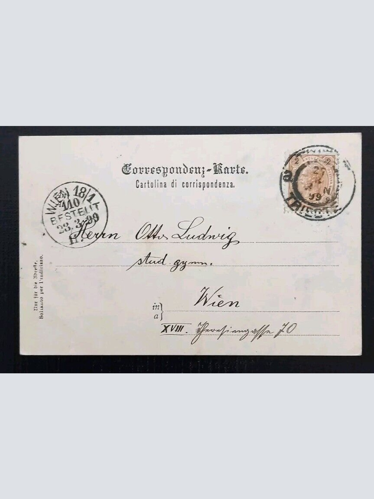 Triest Hafen Italien 80004 H Gr