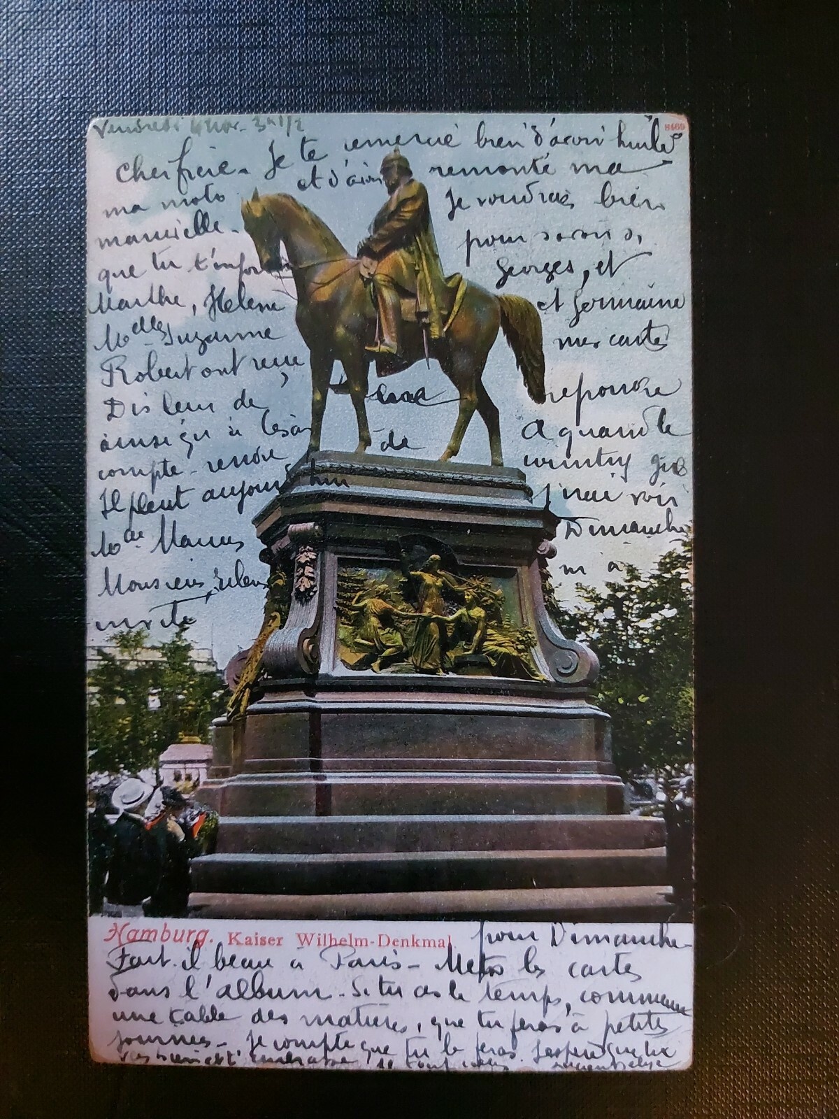 Hamburg Kaiser Wilhelm Denkmal Kaiserreich Deutschland 402586 WM F