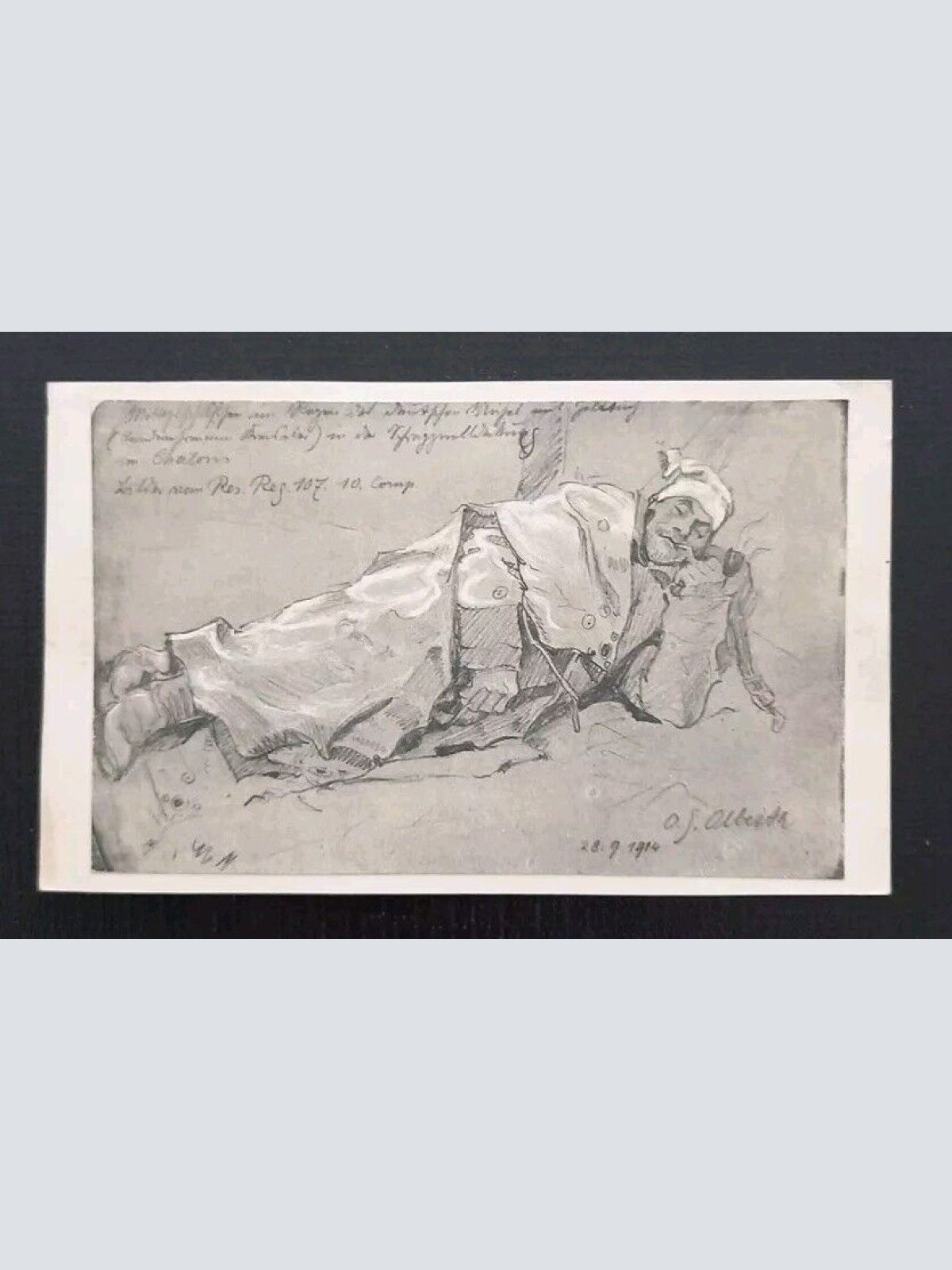 Schlafender Mann 6504651 H Gr