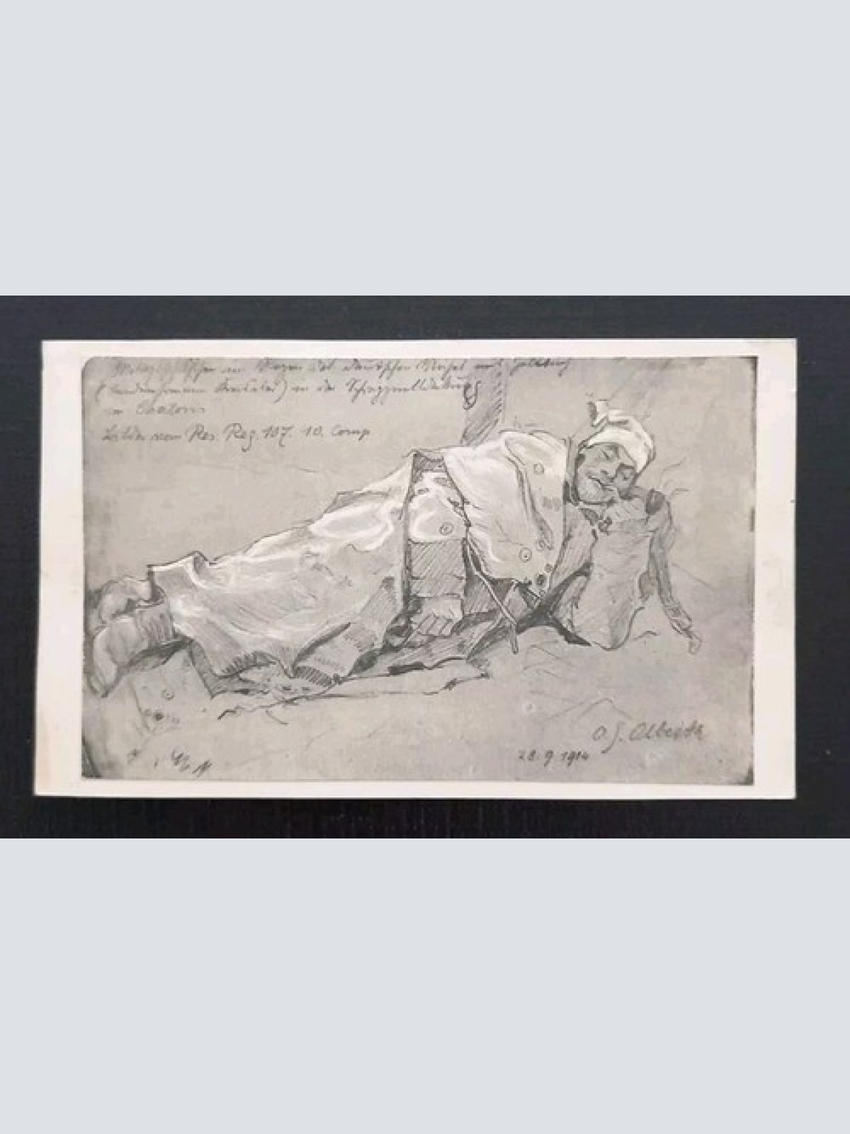 Schlafender Mann 6504651 H Gr