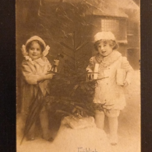 Fröhliche Weihnachten Zwei Kinder 600747A Ga G