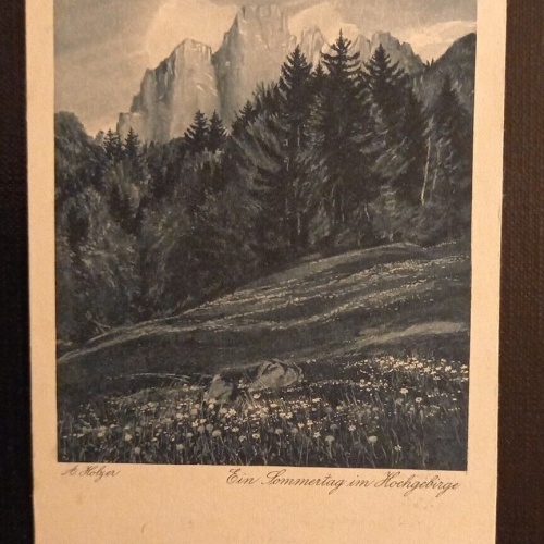 Ein Sommertag Im Hochgebirge 600724A Ga G