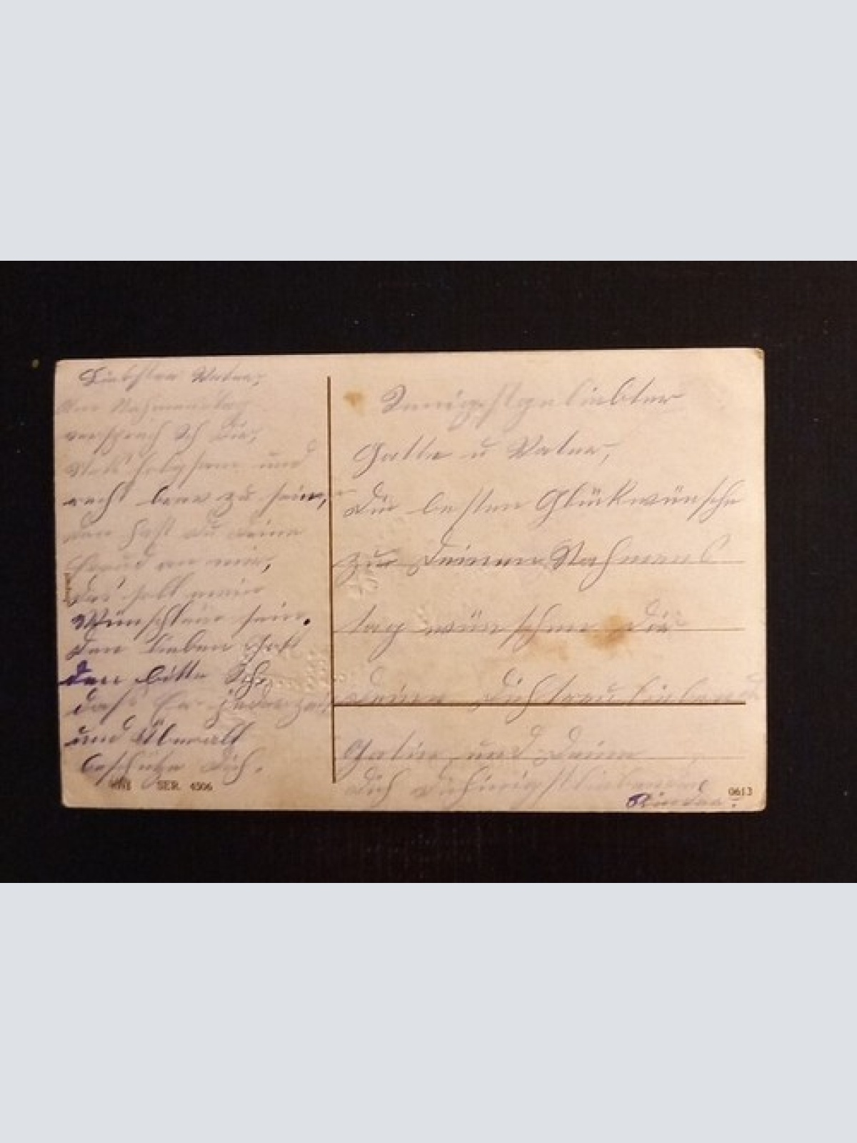 Herzlichen Glückwunsch Zum Namenstag Prägekarte 600771A Ga G