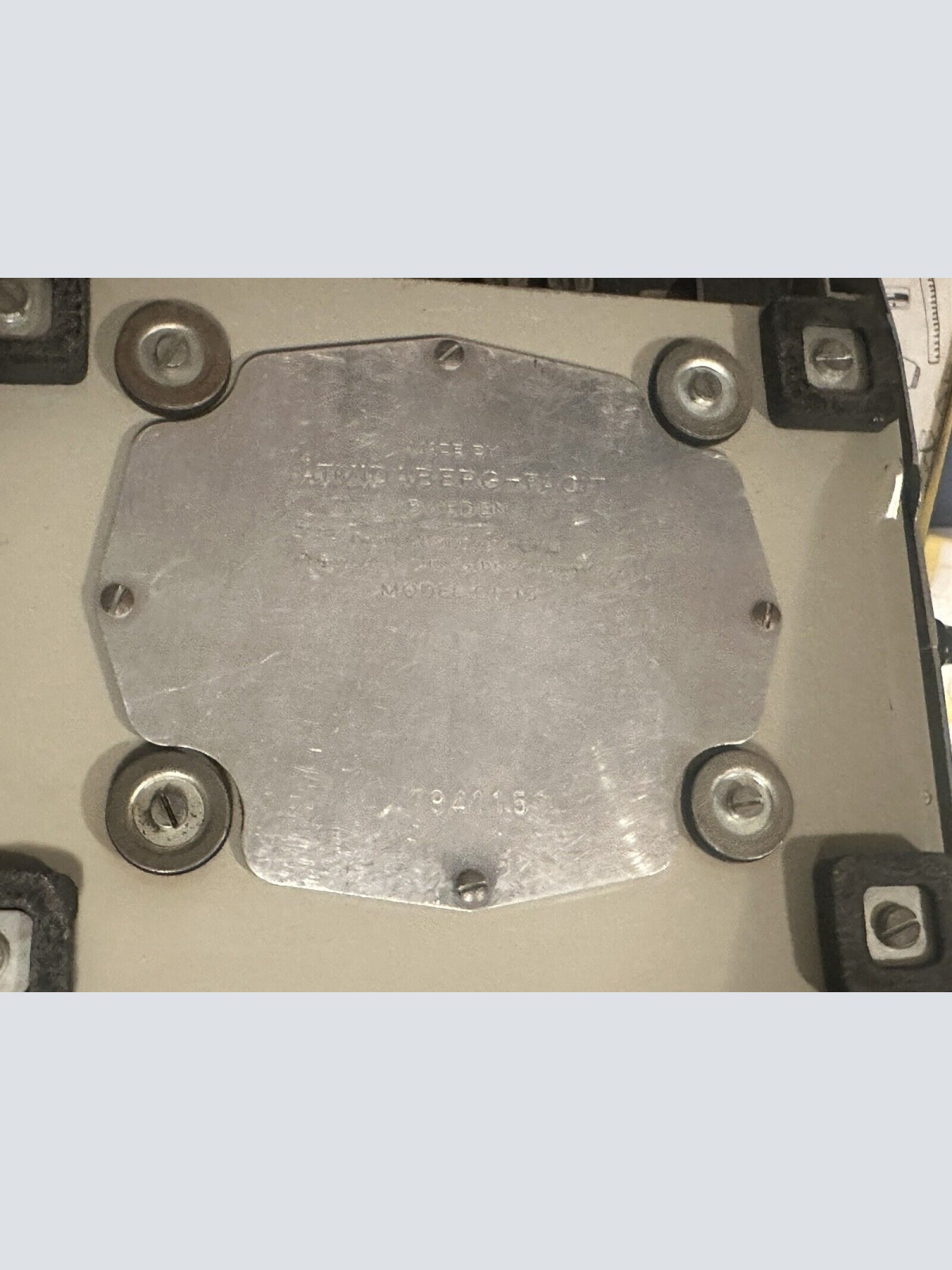 Vintage Calculator Rechenmaschiene Facit C1-13 Made in Sweden  Atvidaberg