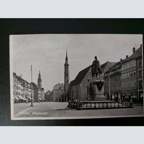 Görlitz Obermarkt Hauptplatz Denkmal Kirche 402609 WM F
