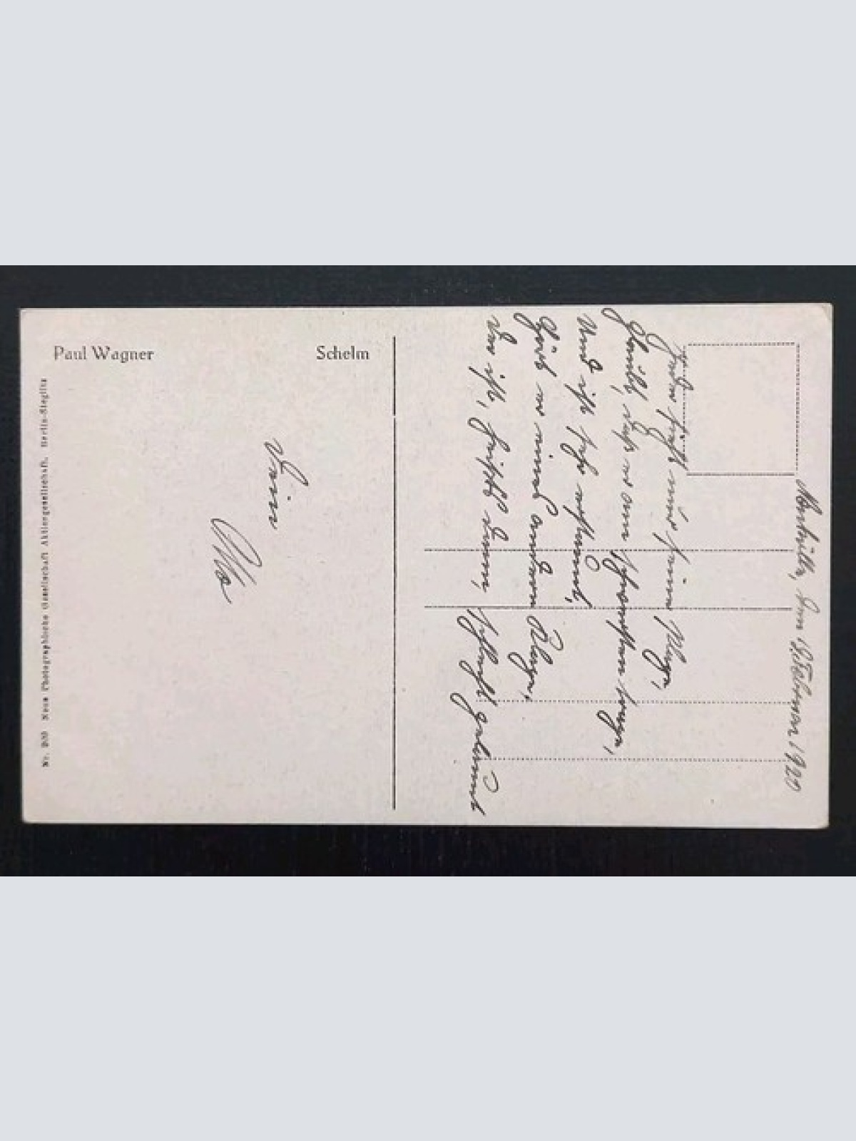 Paul Wagner Schelm Kleines Mädchen Mit Hut 14225 H Gr