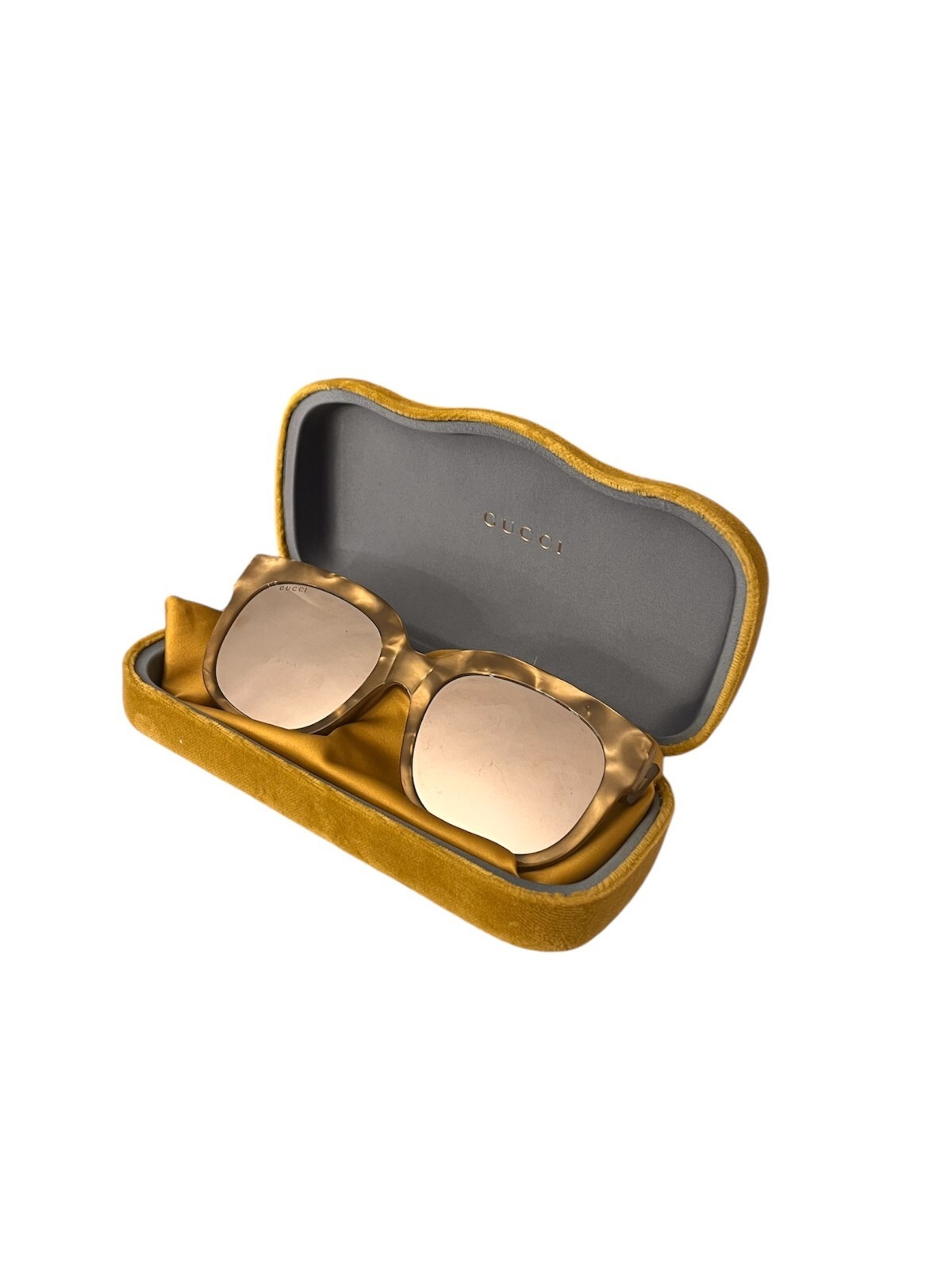 Vintage GUCCI Damen Sonnenbrille   GG0361S-007  Farbe beige   R0019