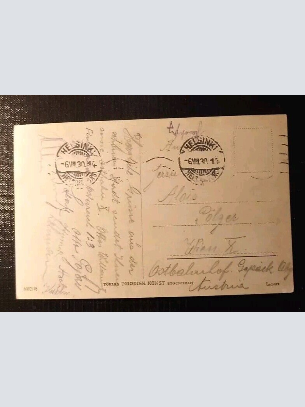 Helsinki Helsingfors 30059 H Gr