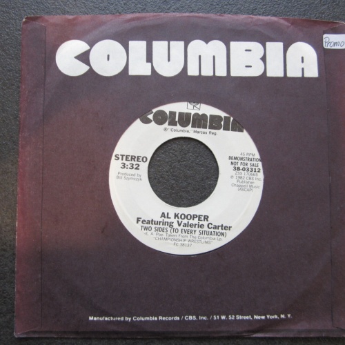 Single / Al Kooper, Valerie Carter – Two Sides / Promo /
