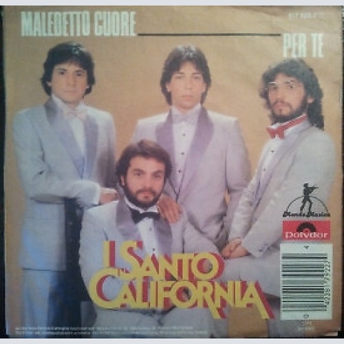 I Santo California - Maledetto Cuore  (7", Single)