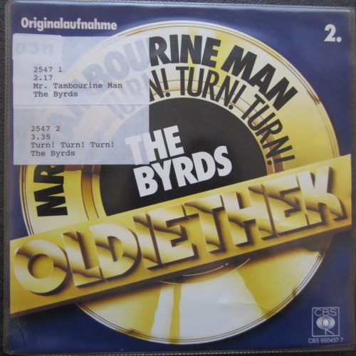 Single / The Byrds – Mr. Tambourine Man / Turn! Turn! Turn! / NL PRESS /