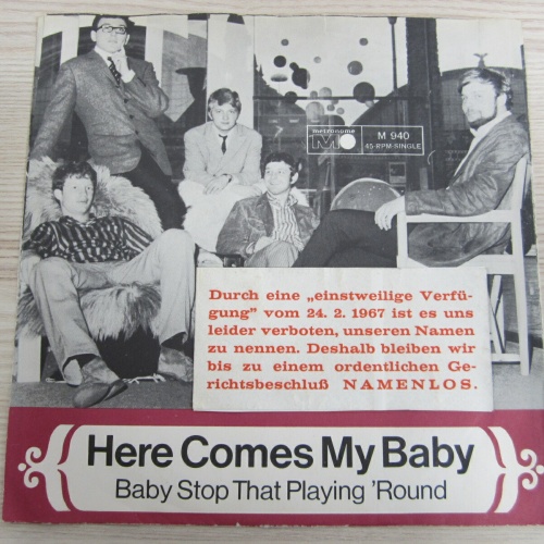 Single /  The Trembles  ?– Here Comes My Baby / Special Edition / 1967 / RAR /
