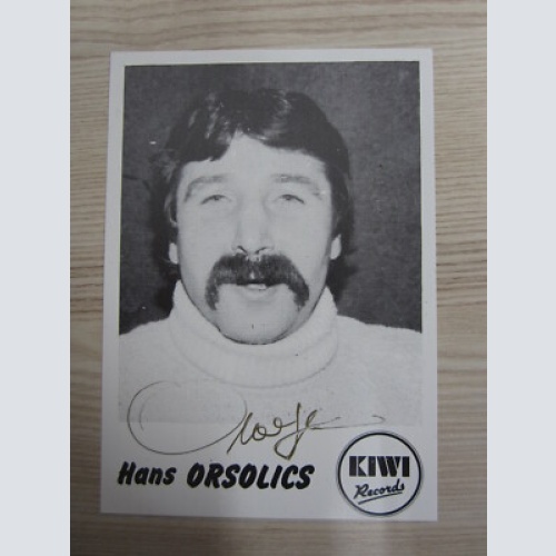 HANS ORSOLICS  AUTOGRAMMKARTE MIT ORIG.AUTOGRAMM - TOP RARITÄT /