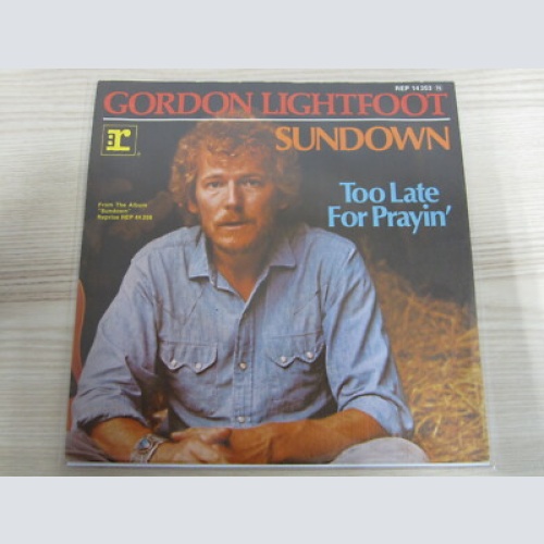 Single /  Gordon Lightfoot ?– Sundown   / DE PRESS / 1974 / RAR /