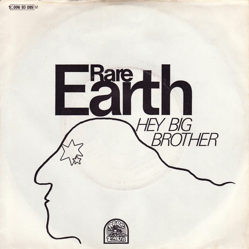 Rare Earth - Hey Big Brother (7", Single, Mono)
