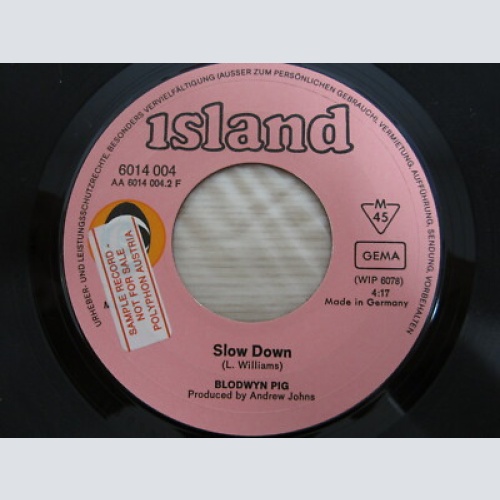 Single /  Blodwyn Pig ?– Same Old Story / PROMO / MUSTER / RARITÄT / 1970 /