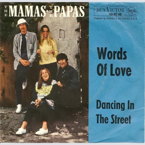 The Mamas & The Papas - Words Of Love (7", Single)