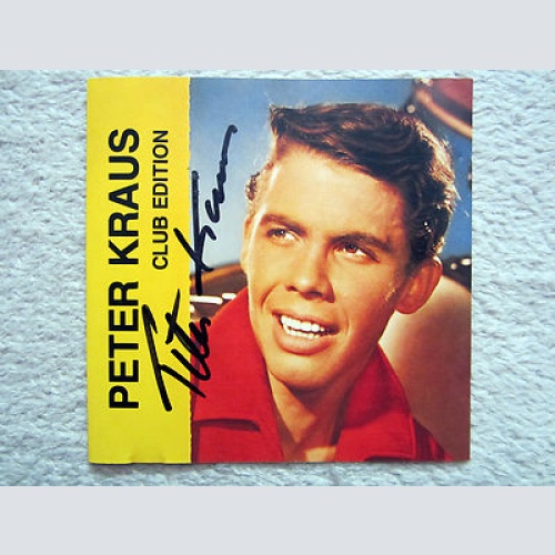 CD / PETER KRAUS / MIT ORIG.AUTOGRAMM / CLUB EDITION / 1989 / POLYDOR / RAR /