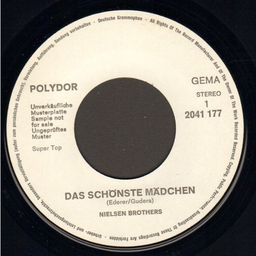 Nielsen Brothers* - Das Schönste Mädchen / Der Alte Zigeuner (7", Single, Promo)