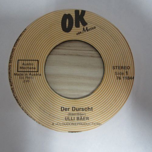 Single /  Ulli Bäer ?– Der Durscht  /  AUT  PRESS  / RAR /