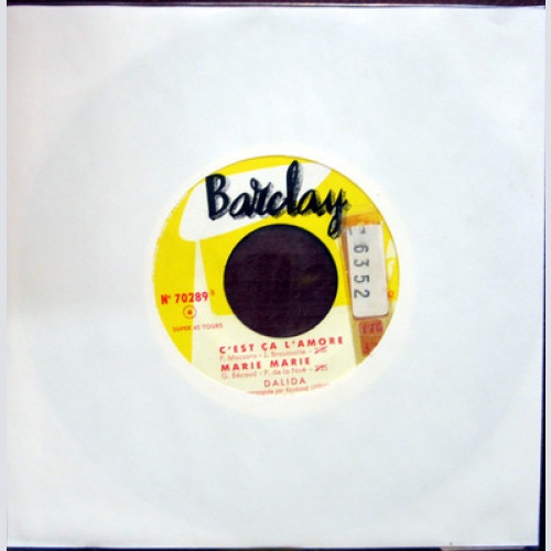 EP Single / DALIDA / SCHLAGER / RARITÄT / BARCLAY / 1961 /