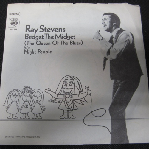 Single /  Ray Stevens ‎– Bridget The Midget   / DE PRESS-RAR /