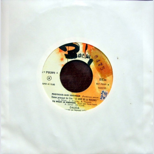 EP Single / DALIDA / SCHLAGER / RARITÄT / BARCLAY / 1961 /